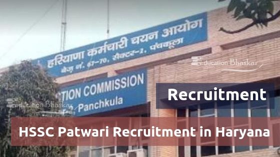 HSSC Patwari Recruitment 2019 in Haryana